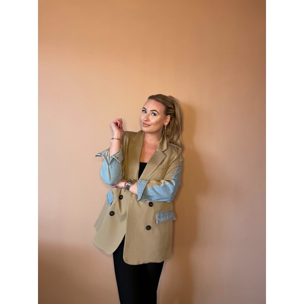 Double blazer | jacket beige