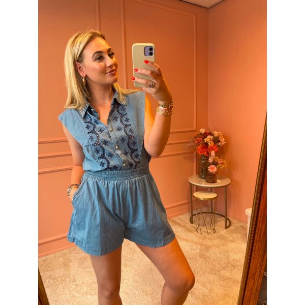 jeans set diamanten