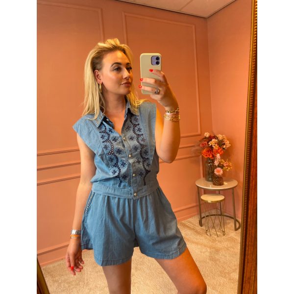 jeans set diamanten