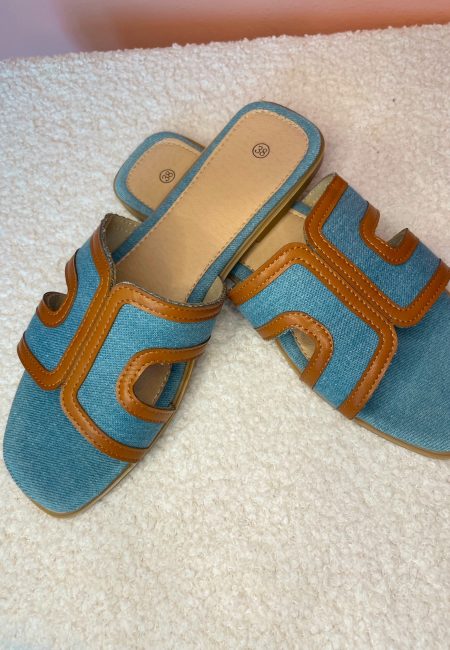 jeans slippers
