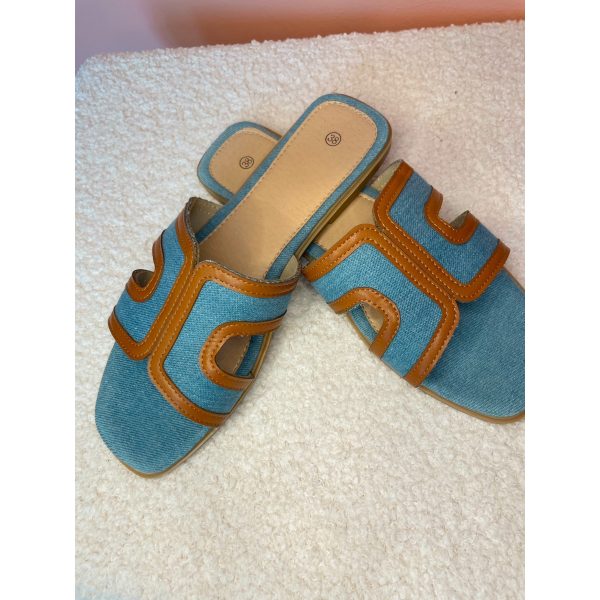 jeans slippers