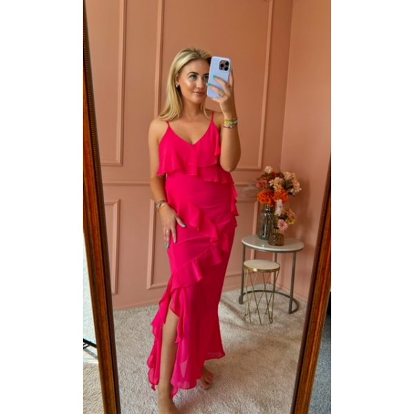 serenity dress roze