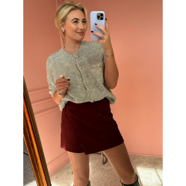 rok/short burgundy
