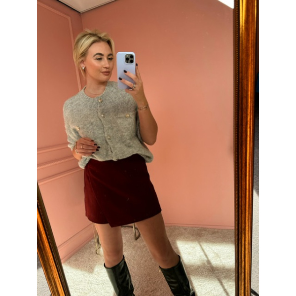 rok/short burgundy