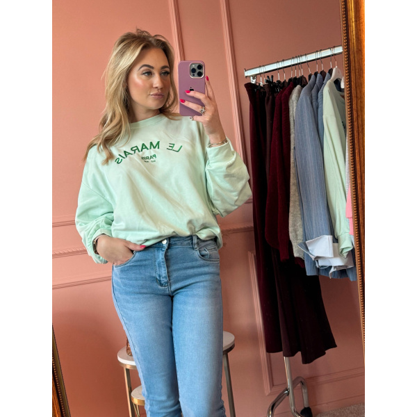 Marais sweater mint