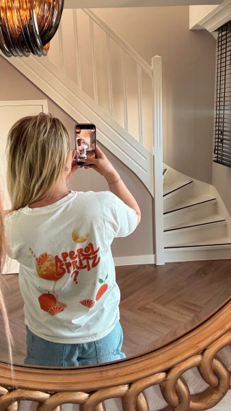 Aperol Tee wit