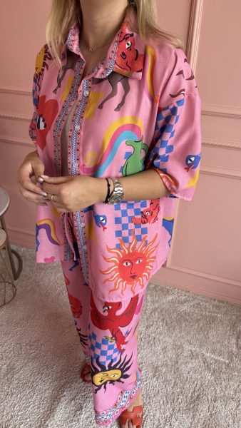 Mantra set roze