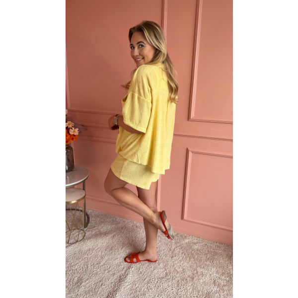 Beach babe set geel
