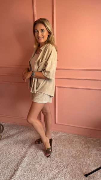 Beach babe set beige