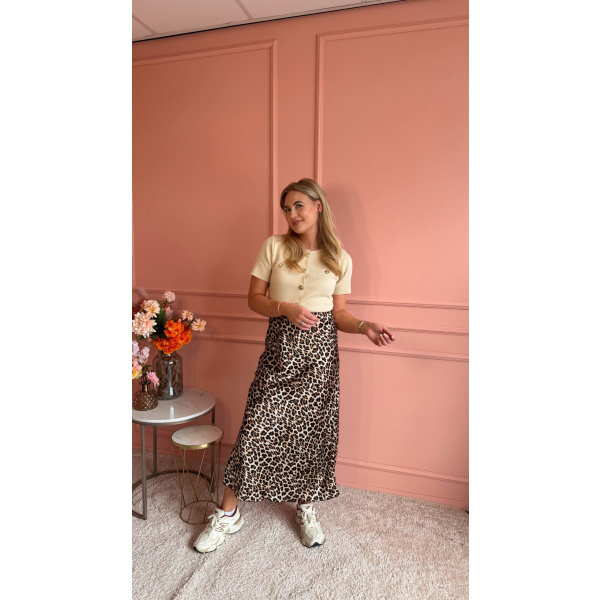 Claire top camel
