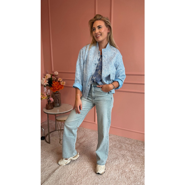 Maya jacket pale blue