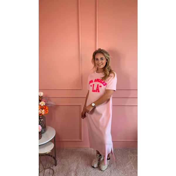 LA jurk roze