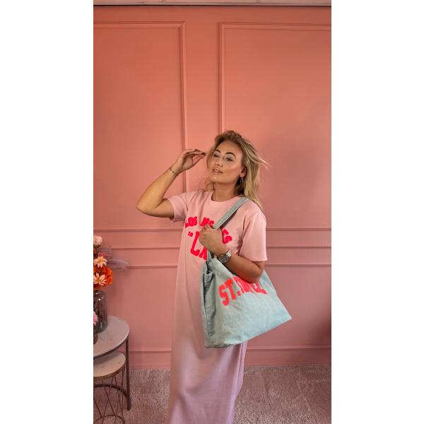 LA jurk roze