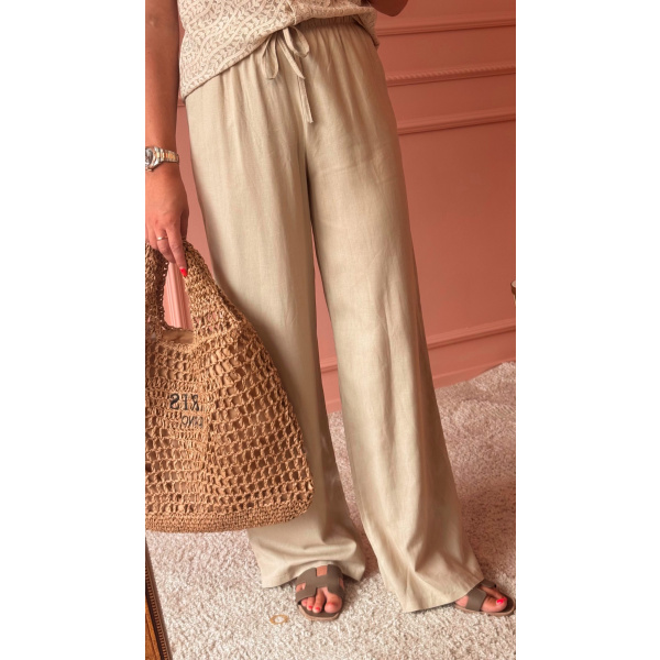 Linnen look pants