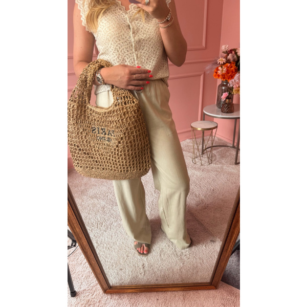 Linnen look pants