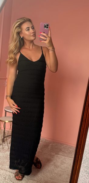 Long black dress