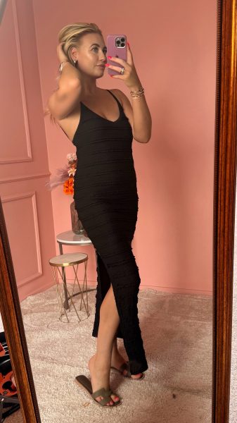 Long black dress