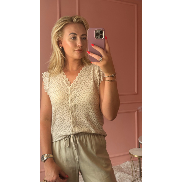 Maison Lace top