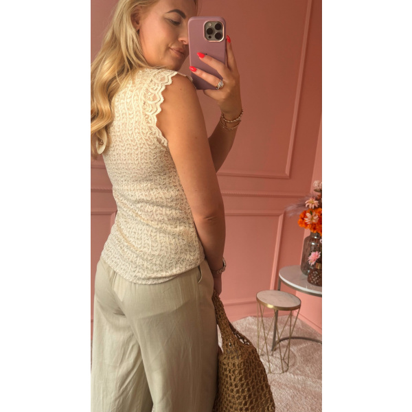 Maison Lace top