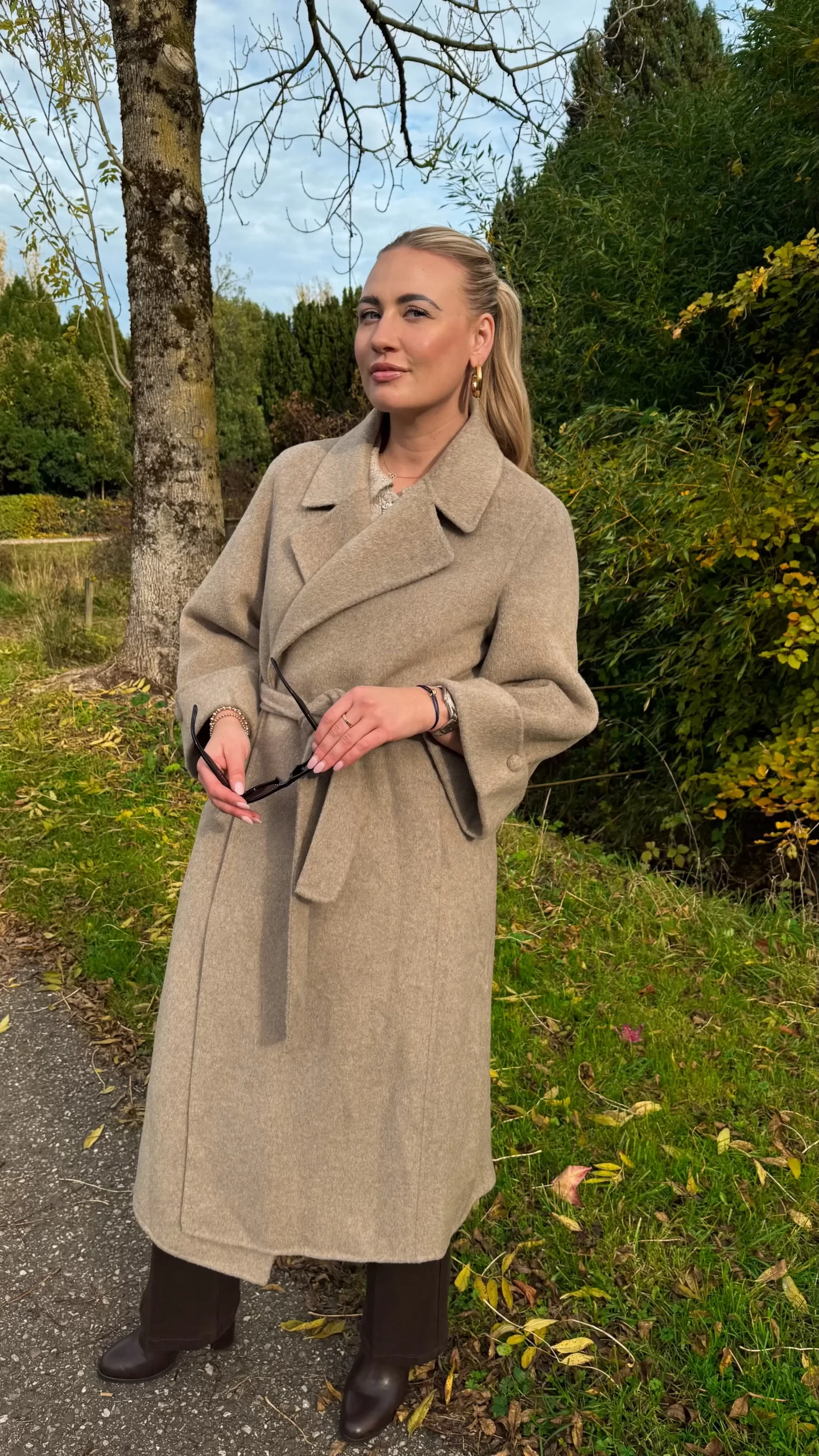 MM coat light taupe