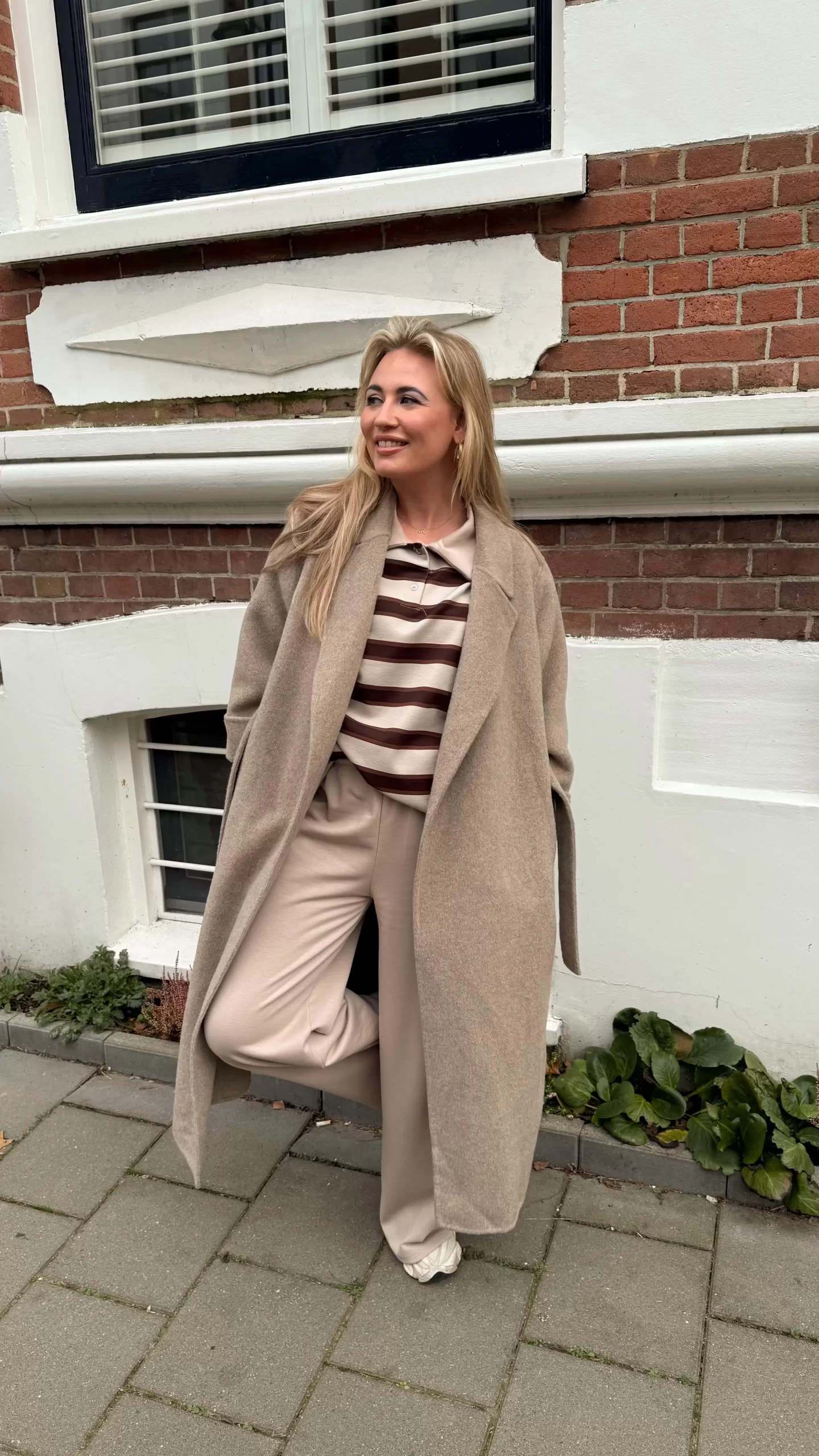 MM coat light taupe