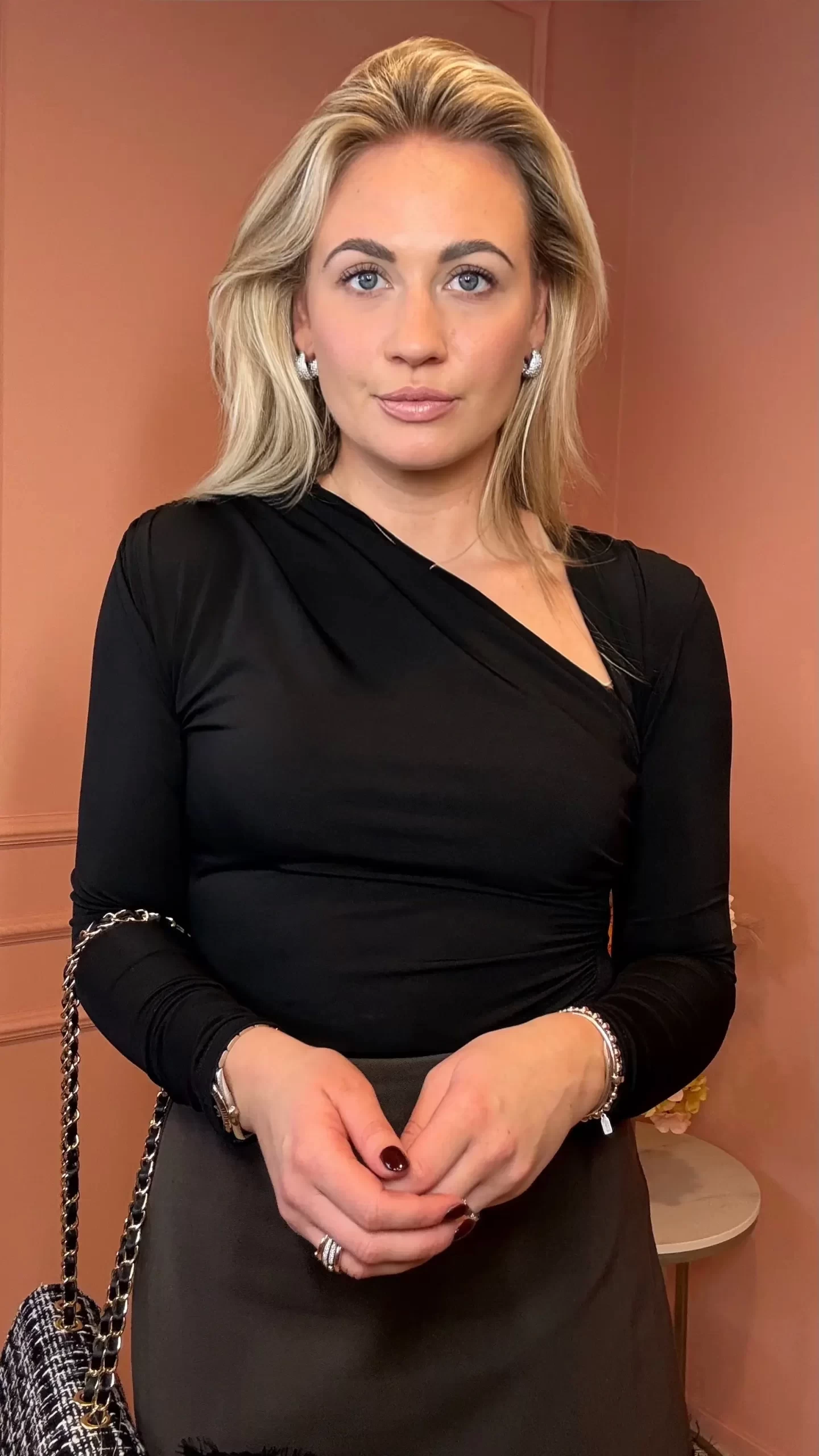 symetrie longsleeve zwart