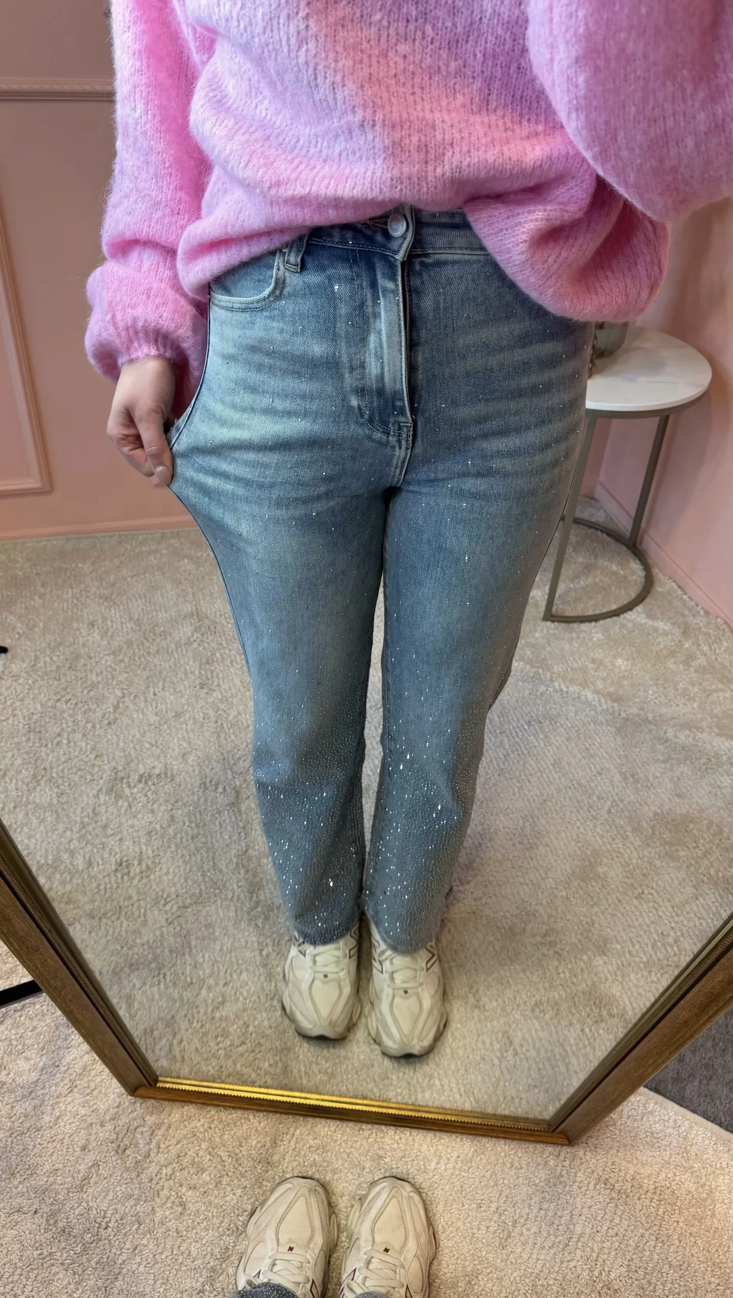 Perfect fit diamond jeans