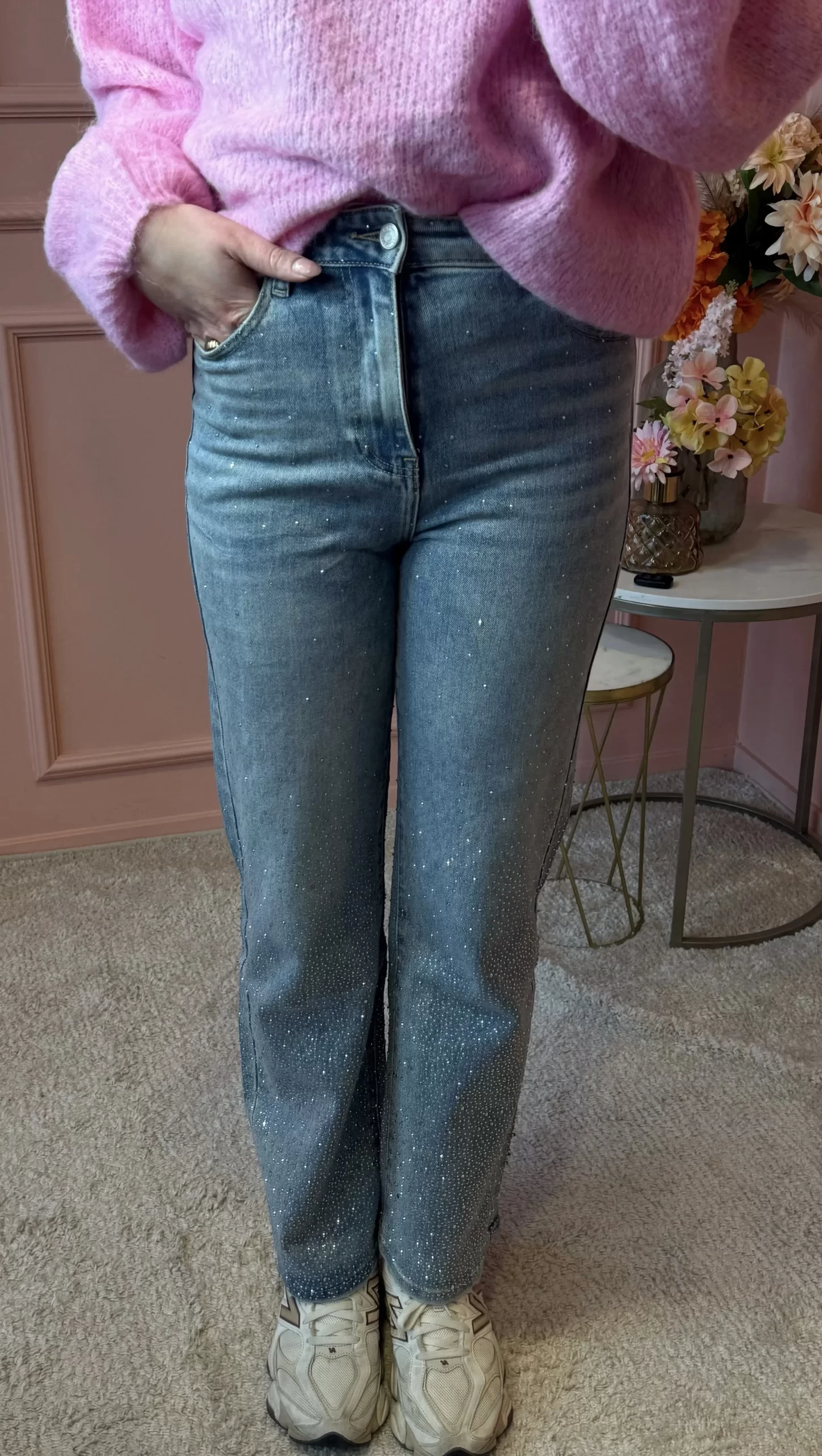 Perfect fit diamond jeans