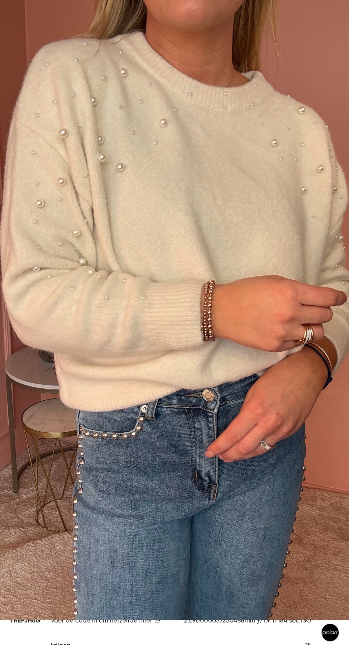 Pearly knit wit