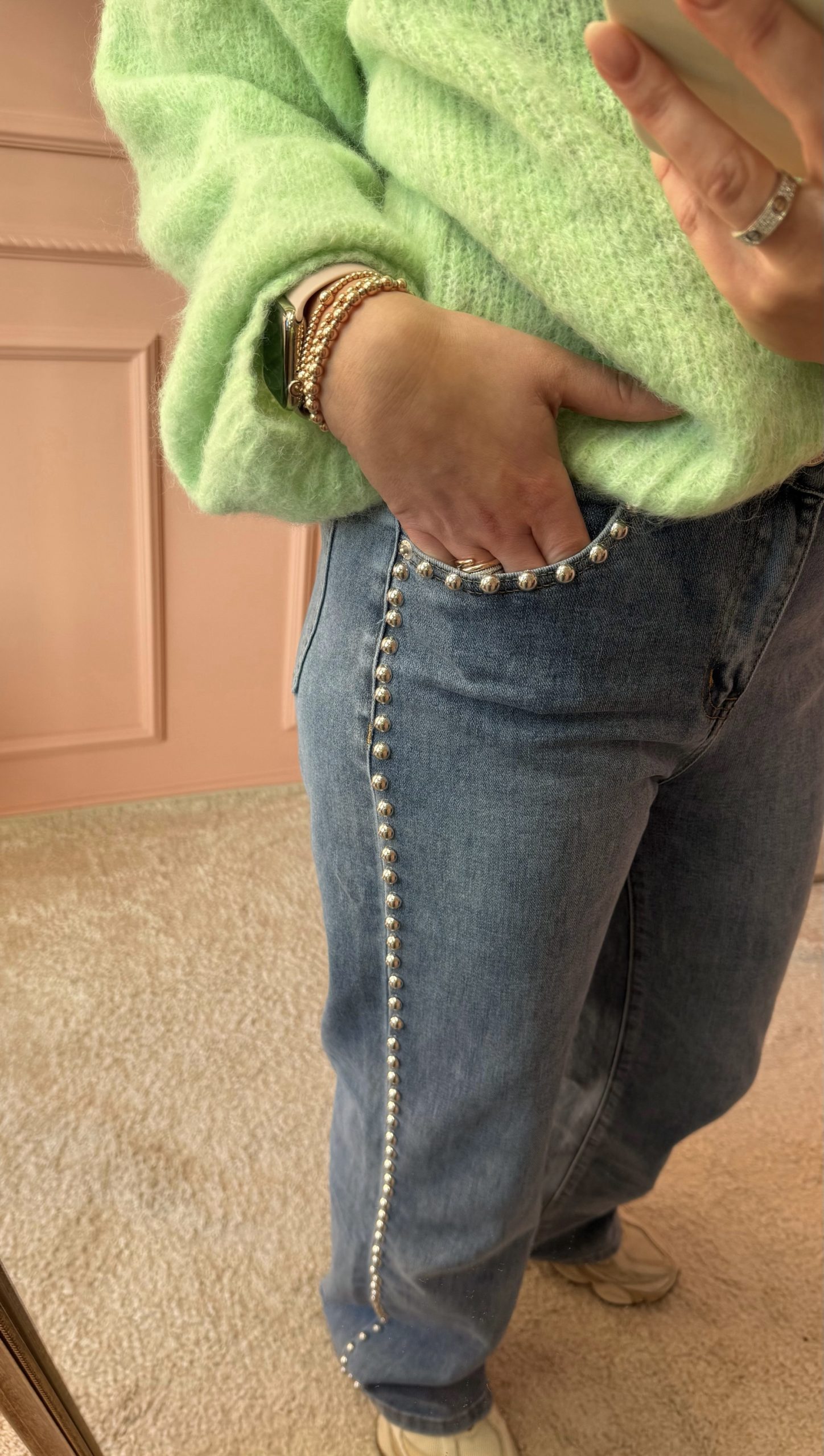 Stud jeans