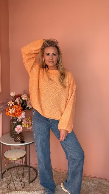Basic knit oranje